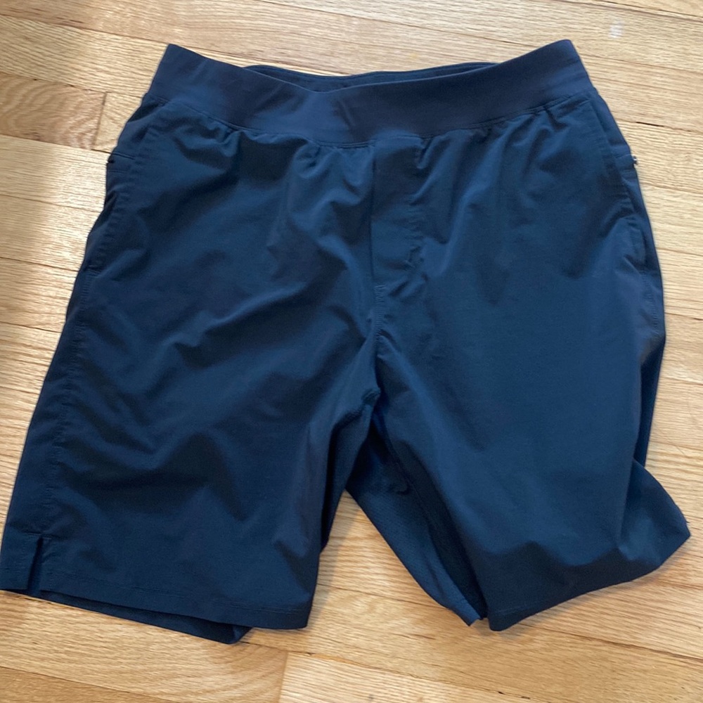 Fabletics Fundamental Shorts 9” large with liner